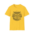 T-Shirt — "I Am Disinclined to Acquiesce to Your Request" Skull Graphic