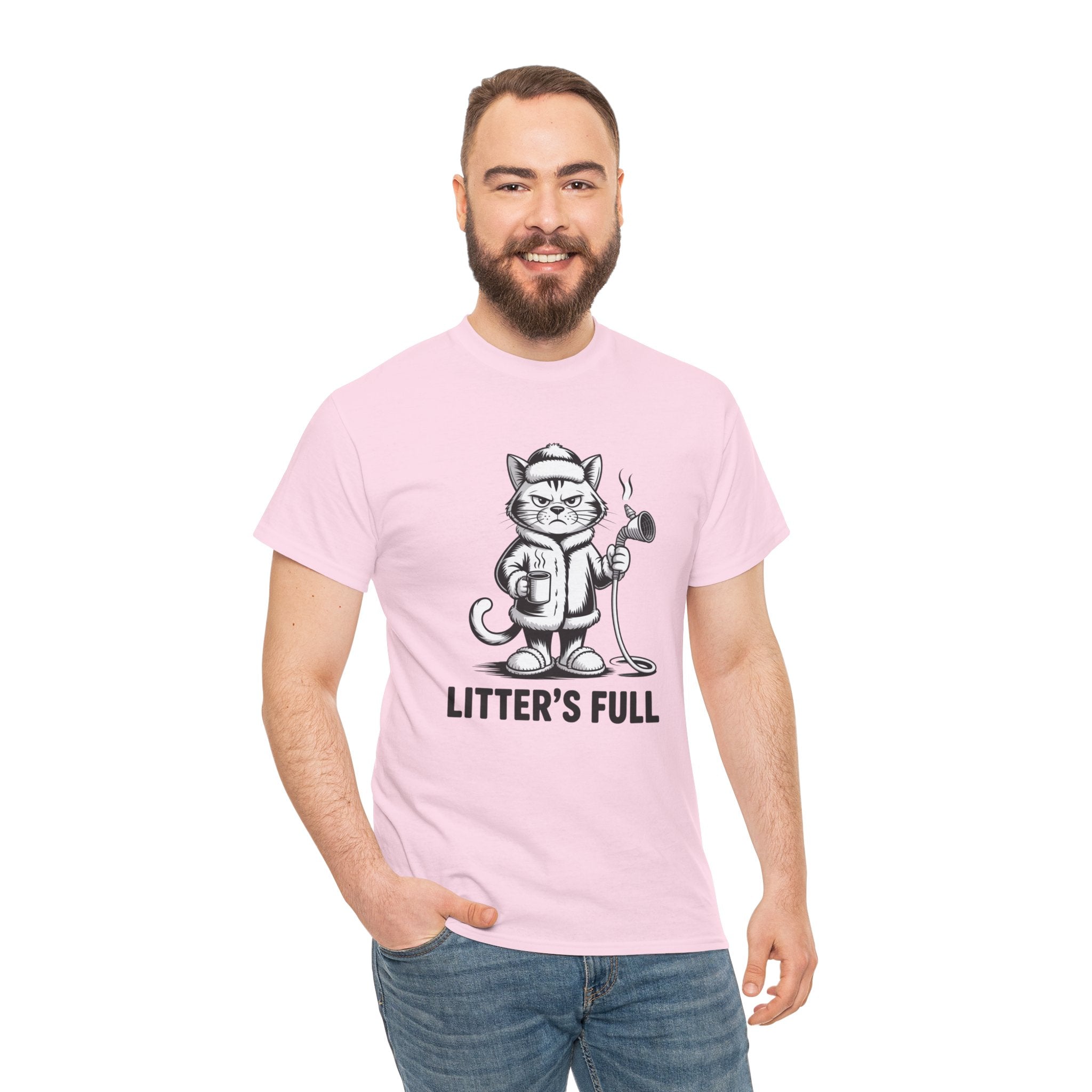 Cat Litter's Full Tee — Funny Cat Graphic T-Shirt