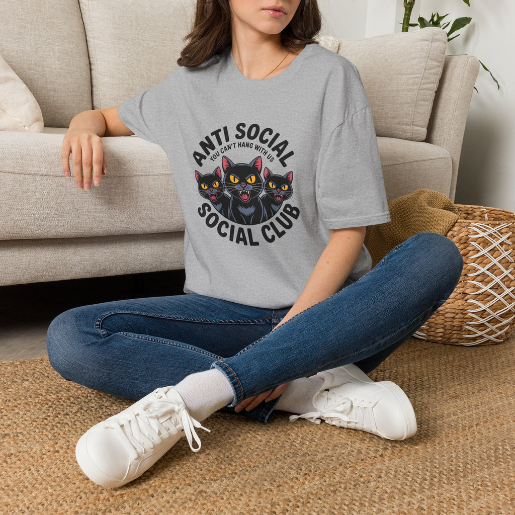 Anti Social Social Club Cat T-Shirt — "You Can't Hang With Us" Graphic Tee